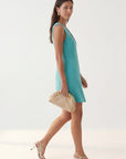 ROBE COURTE - CLEO - AQUA ROBE NEW KOOKAI Mode Kookai