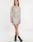ROBE COURTE - JAY - SILVER/GOLD ROBE NEW KOOKAI Mode Kookai