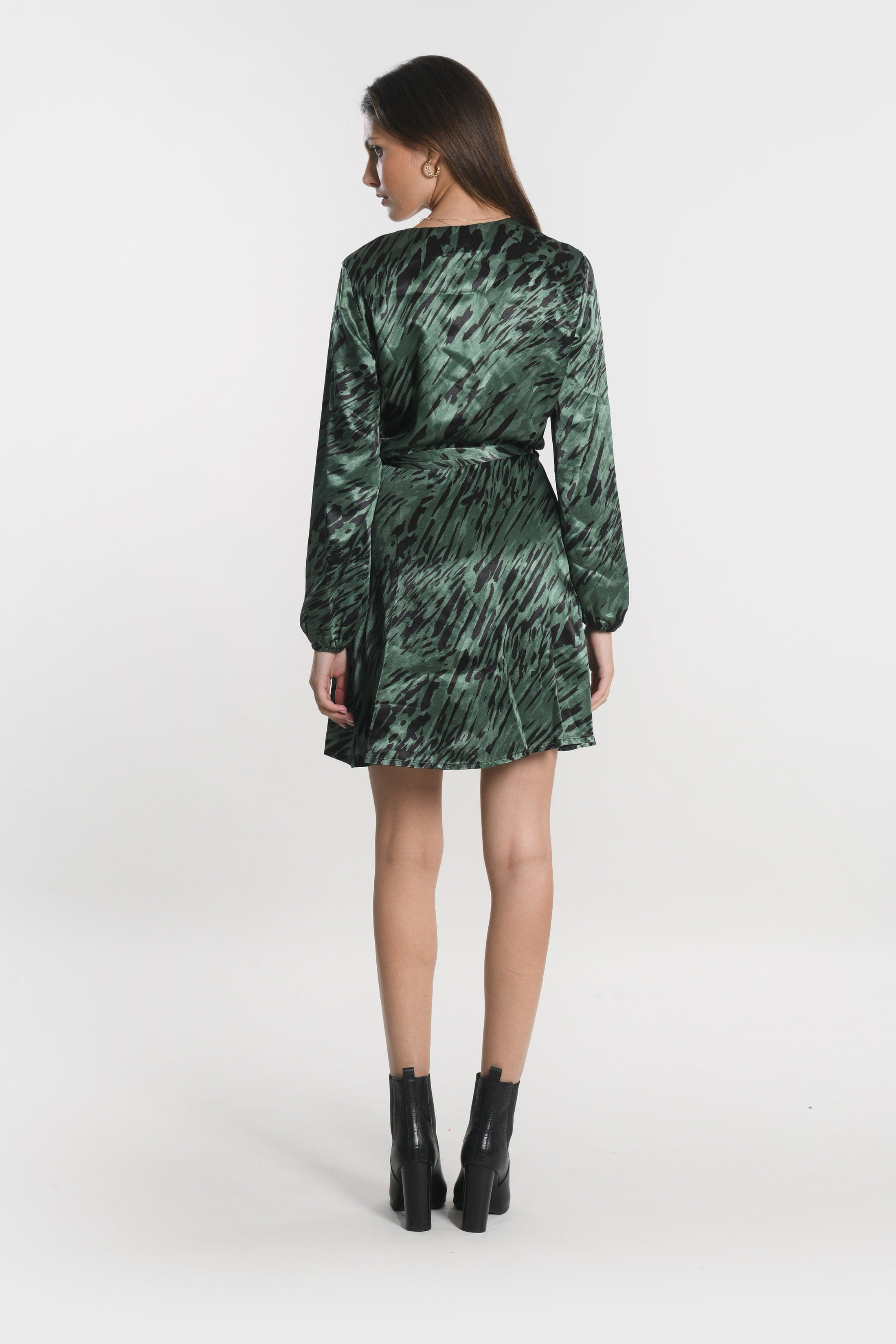 ROBE COURTE NESA NOIR/VERT ROBE KOOKAI Mode Kookai