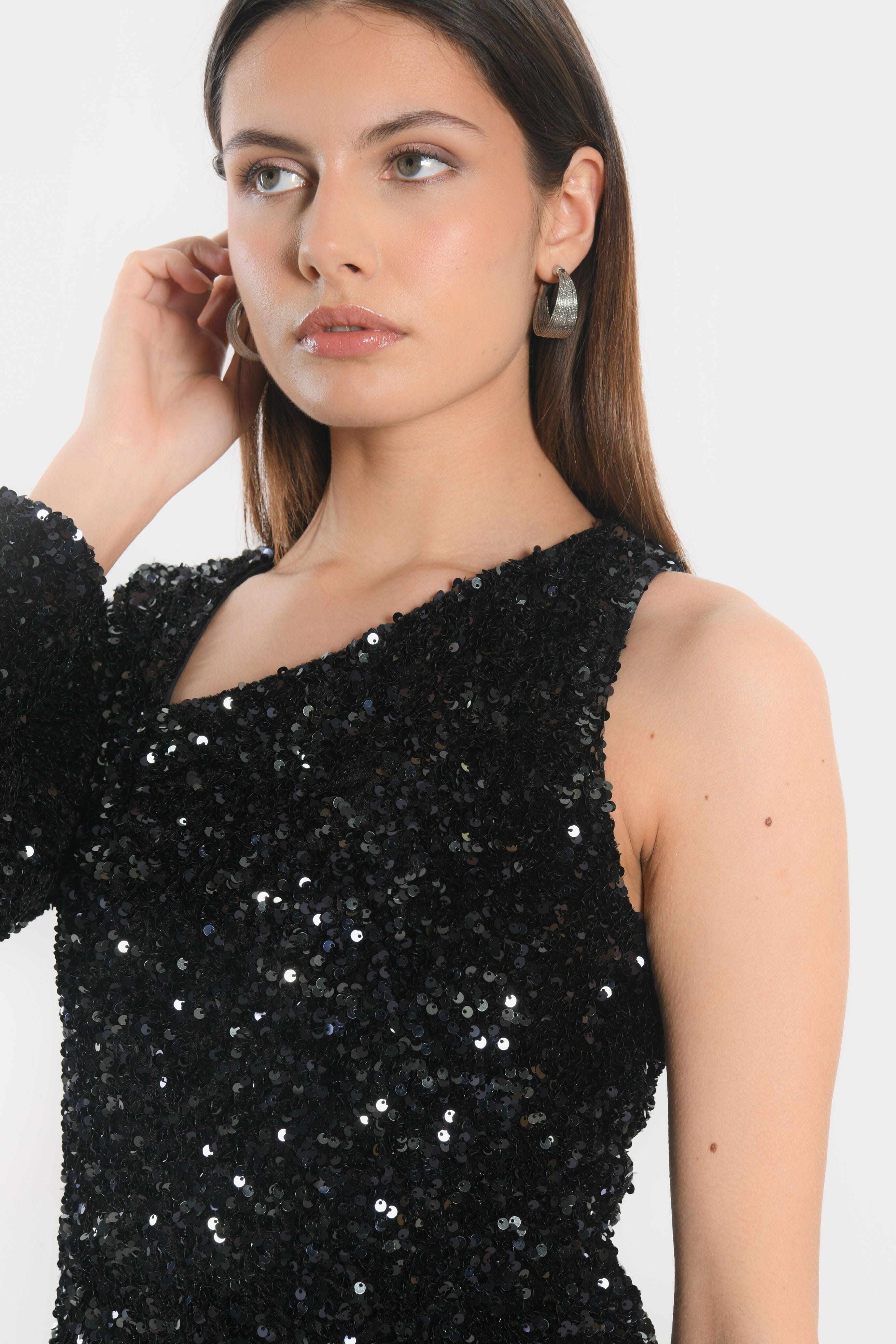 ROBE COURTE - TINA - NOIR ROBE NEW KOOKAI Mode Kookai