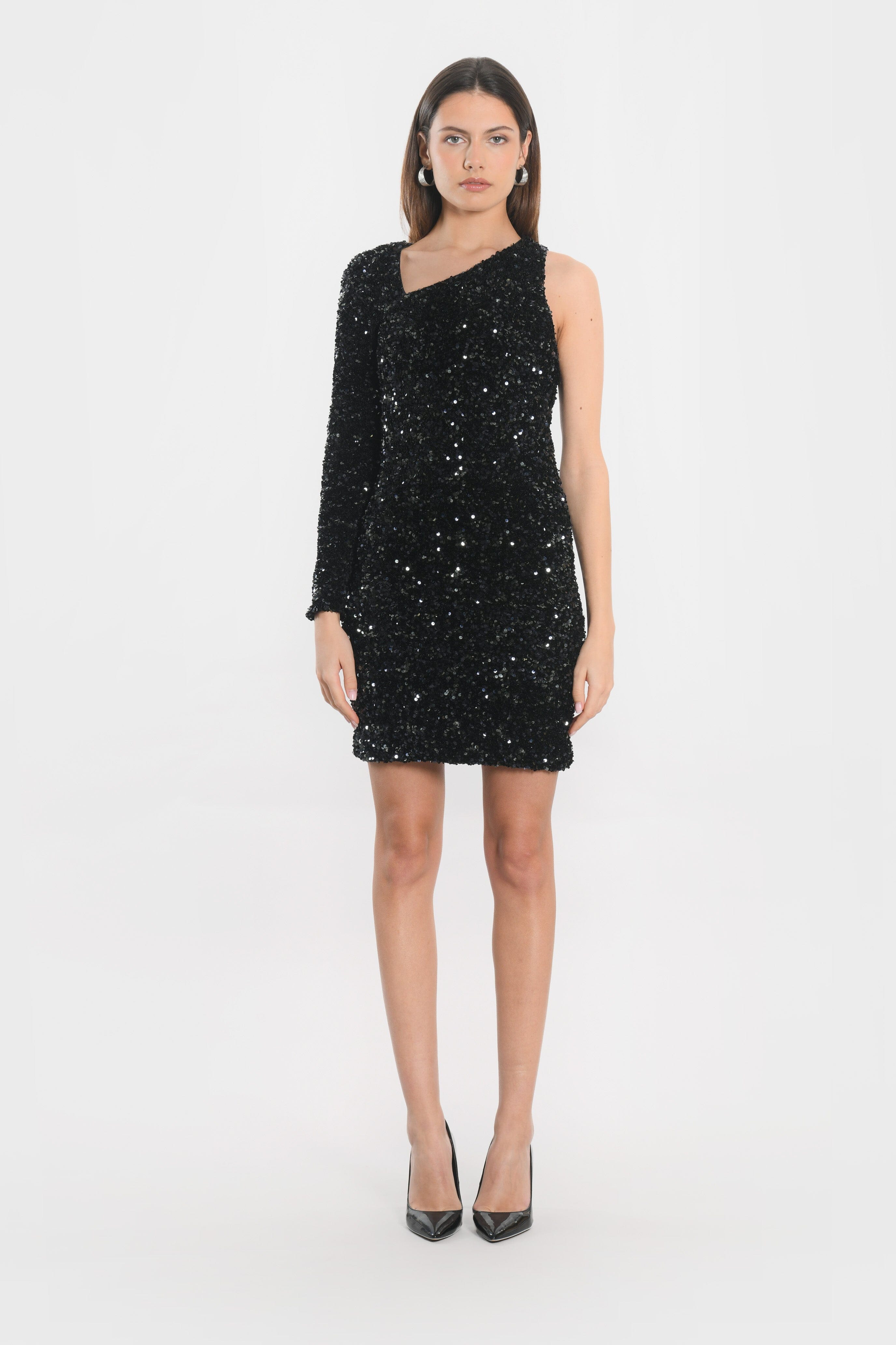 ROBE COURTE - TINA - NOIR ROBE NEW KOOKAI Mode Kookai