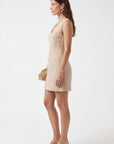 ROBE COURTE TWEED - CATALINA - BEIGE ROBE NEW KOOKAI Mode Kookai