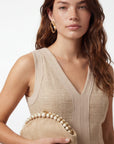 ROBE COURTE TWEED - CATALINA - BEIGE ROBE NEW KOOKAI Mode Kookai