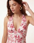 ROBE DOS NUS - CALLISTEE - ROSE ROBE NEW KOOKAI Mode Kookai
