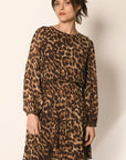 ROBE LEOPARD - CARAMEL - AZELIA ROBE NEW KOOKAI Mode Kookai