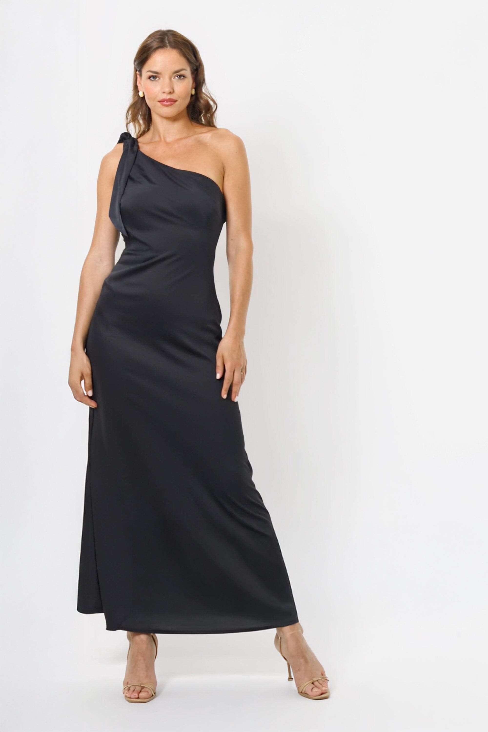 Robe Kookaï Soie Noire Taille 38 - Robe Fourreau Genou, Occasion Très Bon état