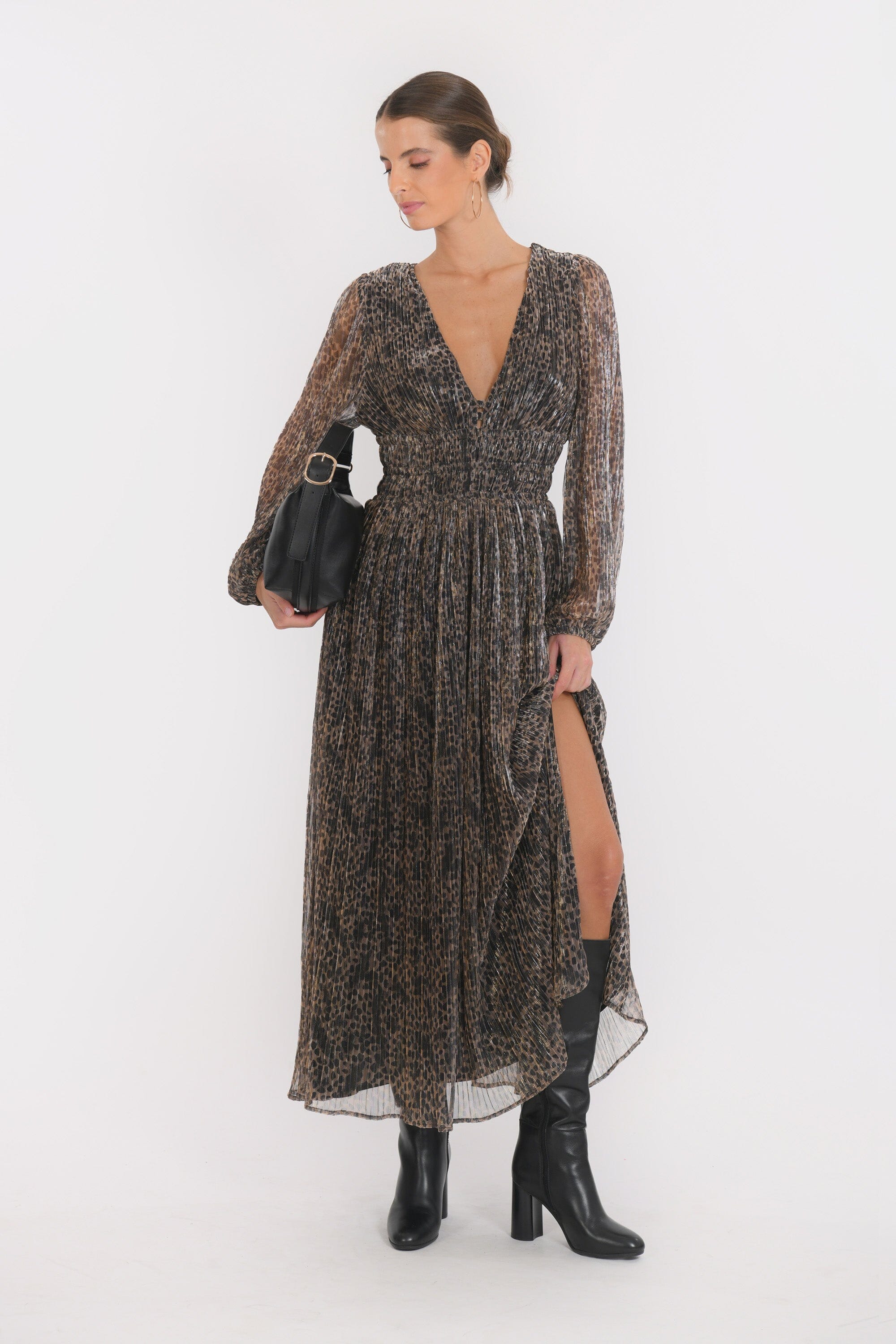 Robe Camouflage Kookai - Taille 0 (EU 36-38 / UK 6/8) - Longueur Genoux - Occasion En Très Bon état