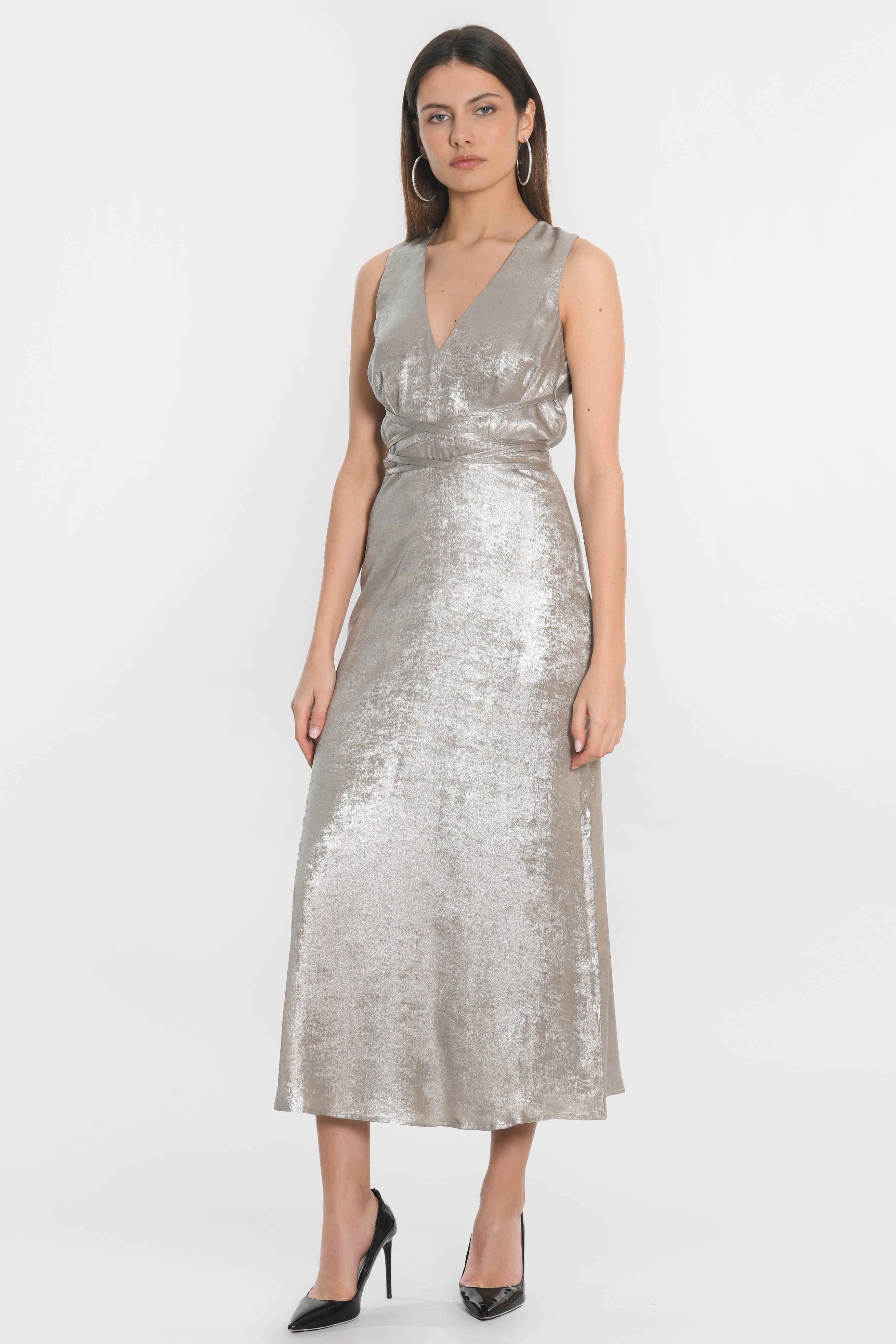 ROBE LONGUE NATALIA CHAMPAGNE – kookai - Main Image