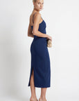 ROBE MIDI - CLARENCE - INDIGO ROBE NEW KOOKAI Mode Kookai