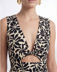 ROBE MIDI - CLARISSA - NOIR ROBE NEW KOOKAI Mode Kookai