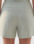 SHORT 100% LIN - CHELSEA - CELADON SHORT NEW KOOKAI Mode Kookai