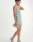 SHORT 100% LIN - CHELSEA - CELADON SHORT NEW KOOKAI Mode Kookai