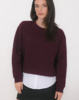 T-SHIRT - BISTA - BORDEAUX TEE SHIRT NEW KOOKAI Mode Kookai