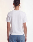 TEE-SHIRT 100% COTON - COEUR - BLANC TEE SHIRT NEW KOOKAI Mode Kookai
