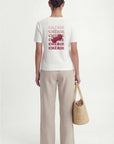 TEE-SHIRT - CHERIE - ECRU TEE SHIRT NEW KOOKAI Mode Kookai