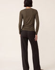 TEE-SHIRT - CLAREN - KHAKI TEE SHIRT NEW KOOKAI Mode Kookai