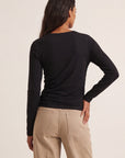 TEE-SHIRT - CLAREN - NOIR TEE SHIRT NEW KOOKAI Mode Kookai