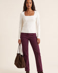 TEE-SHIRT ML - CLEMENTINE - ECRU TEE SHIRT KOOKAI Mode Kookai