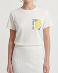 TEE-SHIRT - SUMMER TIME - ECRU TEE SHIRT NEW KOOKAI Mode Kookai