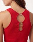 TOP - BERTINE - ROUGE PULL NEW KOOKAI Mode Kookai