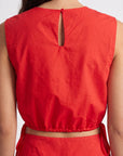 TOP BOITE - CELIA - ROUGE TOP NEW KOOKAI Mode Kookai