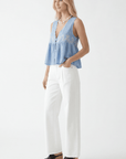 TOP - CASTILLE - BLEU TOP NEW KOOKAI Mode Kookai