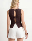 TOP - CHLOTILDA - CHOCOLAT PULL NEW KOOKAI Mode Kookai