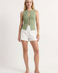 TOP - CHLOTILDA - VERT PALE PULL NEW KOOKAI Mode Kookai