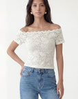 TOP - CLAUDIA - BLANC TOP NEW KOOKAI Mode Kookai