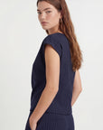 TOP - CORSO - NAVY TENNIS TOP NEW KOOKAI Mode Kookai