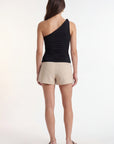 TOP ONE SHLOUDER - CHARLENE - NOIR TEE SHIRT NEW KOOKAI Mode Kookai
