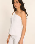 TOP ONE SHOULDER - BLANC - ALBA TOP NEW KOOKAI Mode Kookai