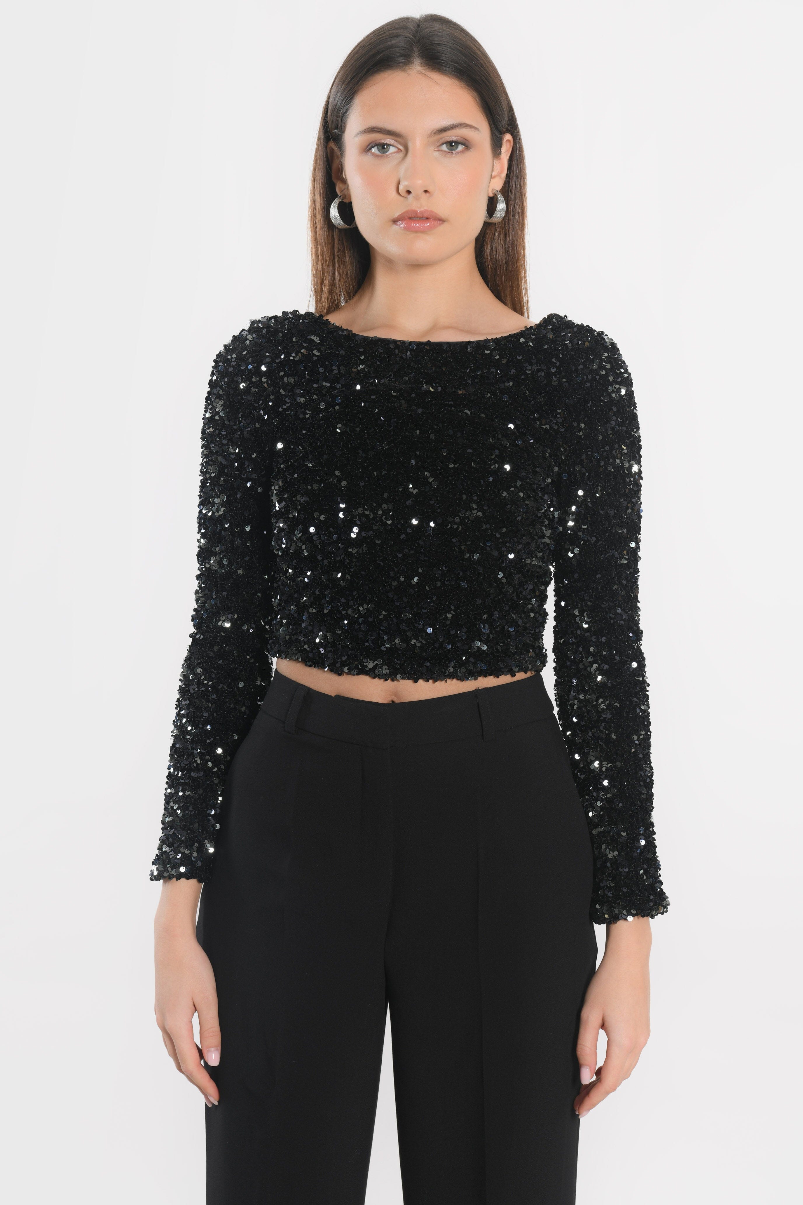 TOP - TINA - NOIR TOP NEW KOOKAI Mode Kookai