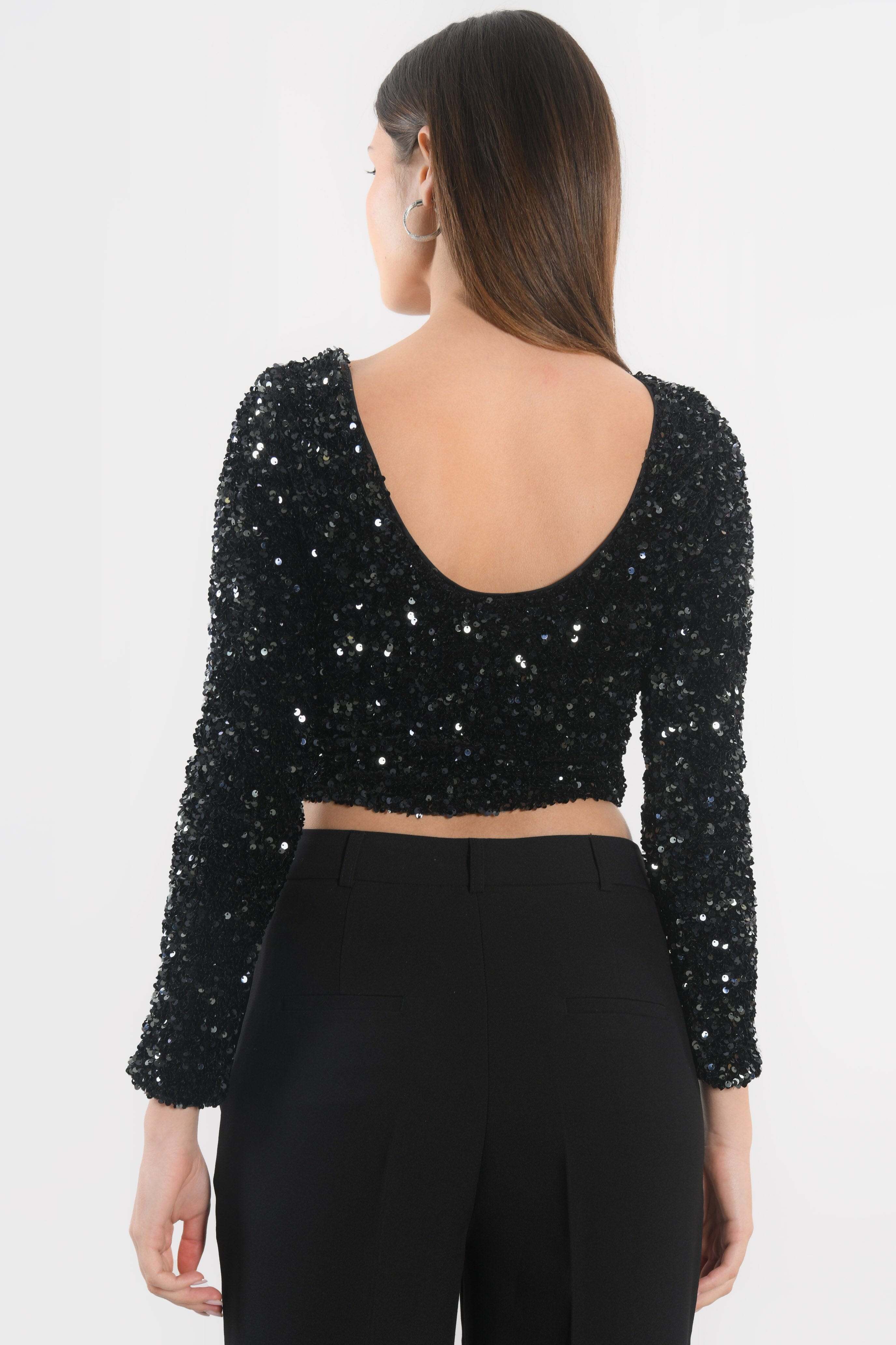 TOP - TINA - NOIR TOP NEW KOOKAI Mode Kookai