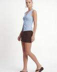 TOP TWISTE - CHARLENE - CELADON TEE SHIRT NEW KOOKAI Mode Kookai