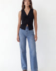 TOP TWISTE - CHARLENE - NOIR TEE SHIRT NEW KOOKAI Mode Kookai