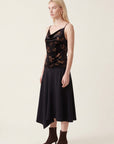 TOP VELOURS - DUSTY - NOIR TEE SHIRT NEW KOOKAI Mode Kookai