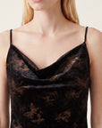 TOP VELOURS - DUSTY - NOIR TEE SHIRT NEW KOOKAI Mode Kookai