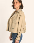 TRENCH COURT - BEIGE - ADAM TRENCH NEW KOOKAI Mode Kookai