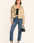 TRENCH COURT - BEIGE - ADAM TRENCH NEW KOOKAI Mode Kookai