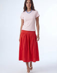 TSHIRT SLIM - CODY - ROSE TEE SHIRT NEW KOOKAI Mode Kookai
