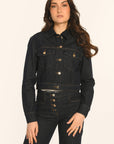 VESTE CROPPED - RINSE - ARIETTE VESTE SPORTSWEAR NEW KOOKAI Mode Kookai
