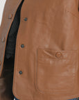 VESTE CUIR - OLIVIA - CAMEL VESTE KOOKAI Mode Kookai