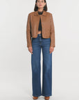 VESTE CUIR - OLIVIA - CAMEL VESTE KOOKAI Mode Kookai