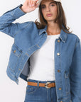 VESTE DENIM - BLANCHE - BLEACH VESTE SPORTSWEAR NEW KOOKAI Mode Kookai