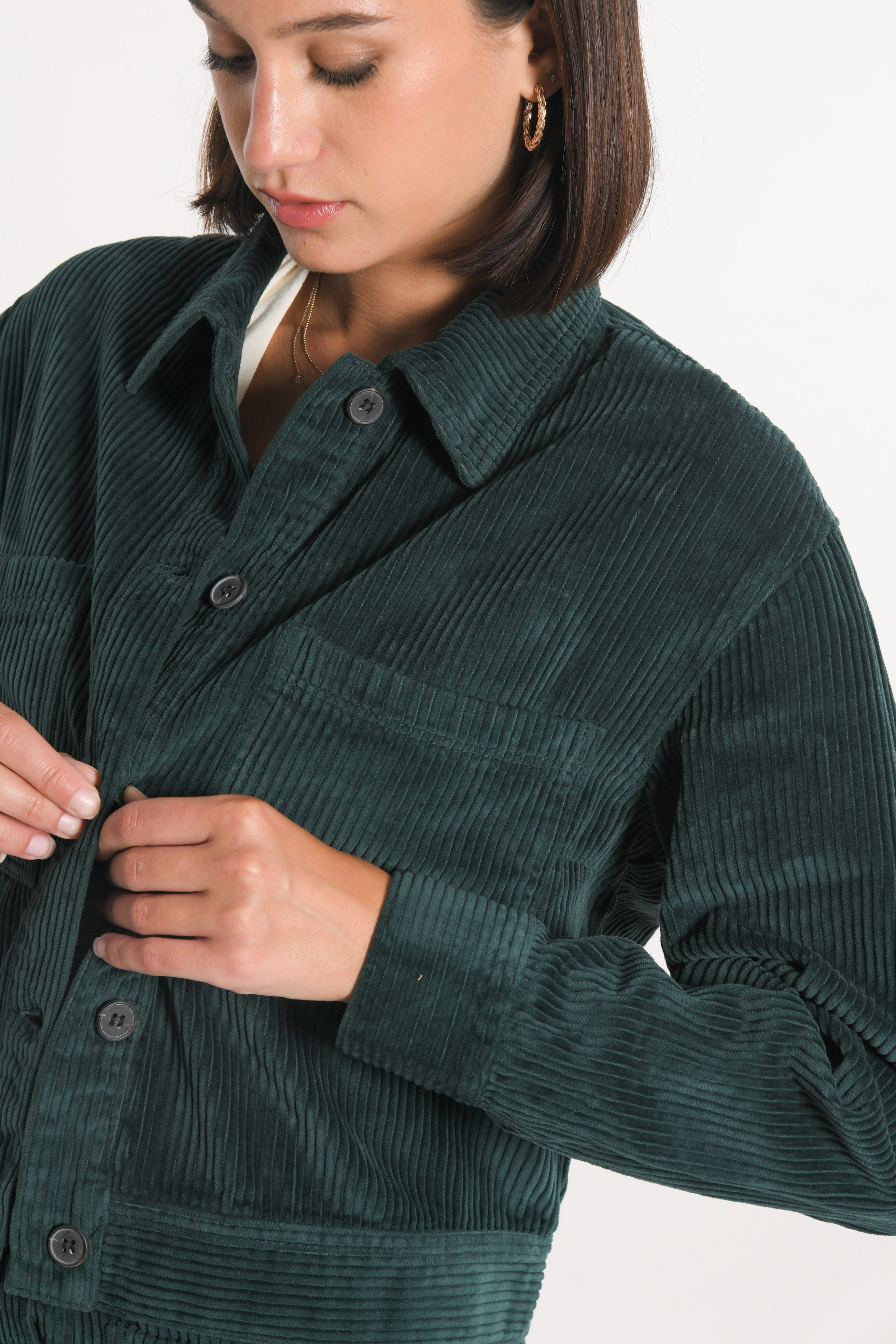 VESTE VELOURS SUZANNE EMERAUDE VESTE SPORTWEAR KOOKAI Mode Kookai