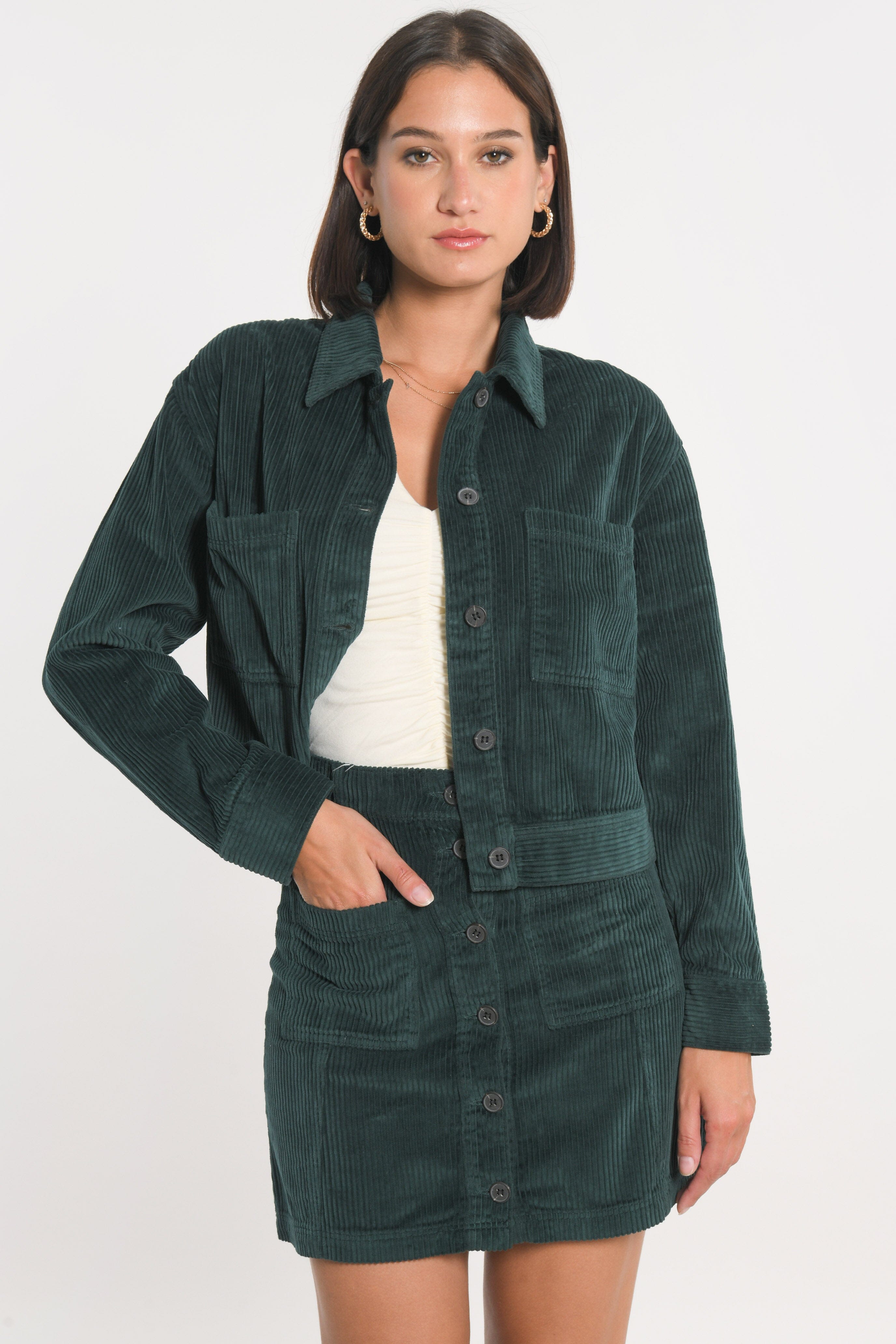 VESTE VELOURS SUZANNE EMERAUDE VESTE SPORTWEAR KOOKAI Mode Kookai