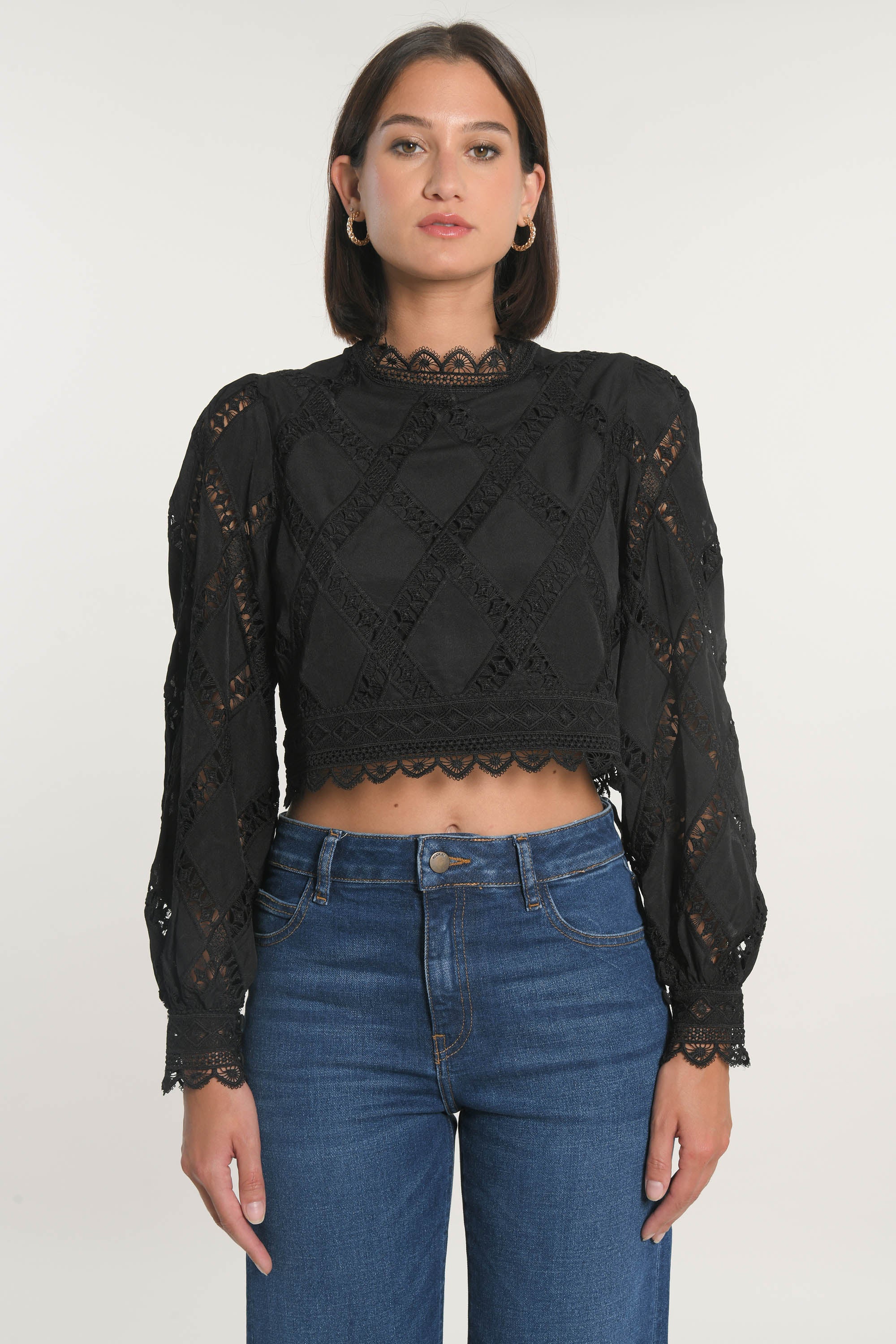 CHEMISIER BLOUSE KELLY NOIR