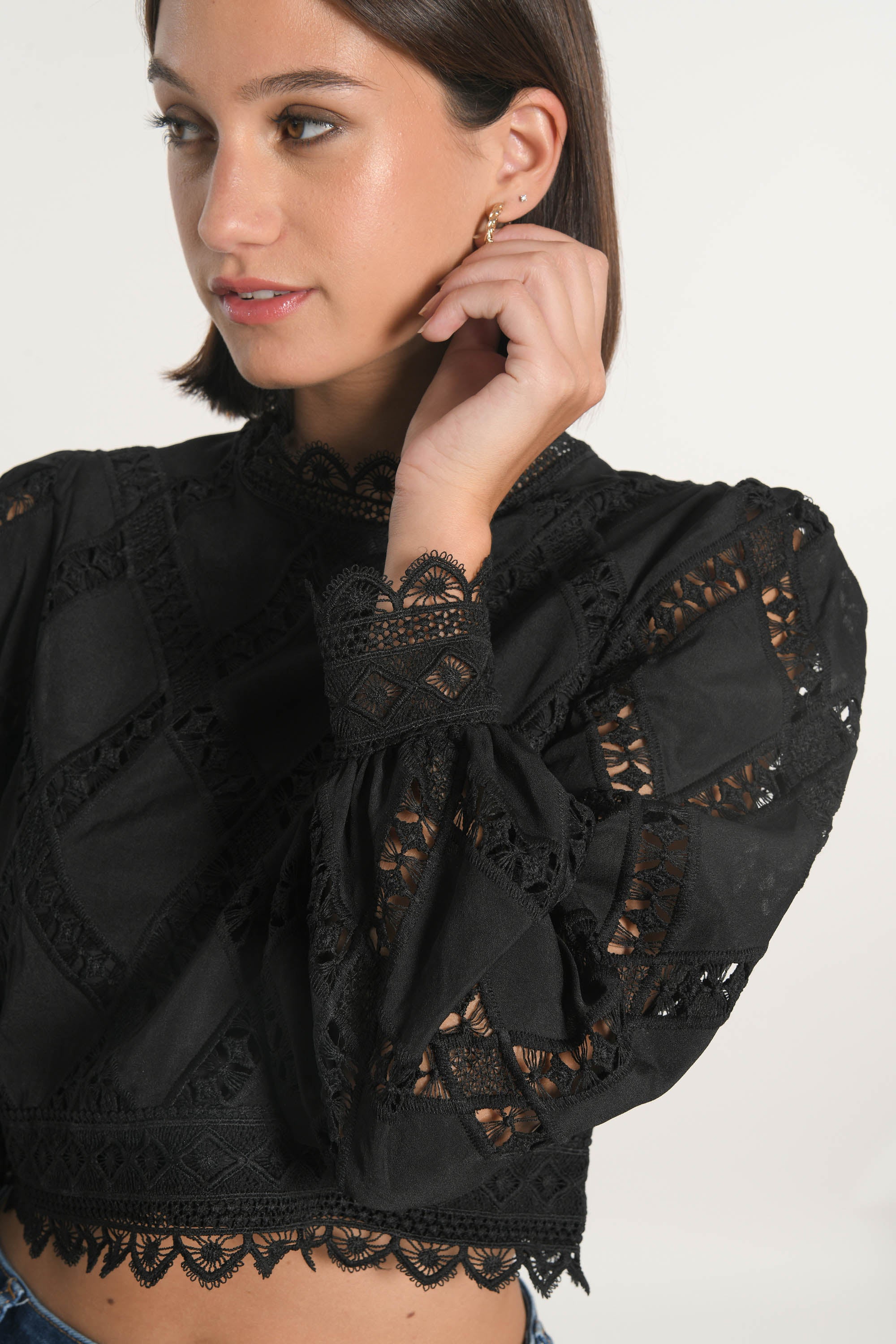 CHEMISIER BLOUSE KELLY NOIR