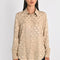 CHEMISE OVERSIZED POIS BELLA CHAMPAGNE